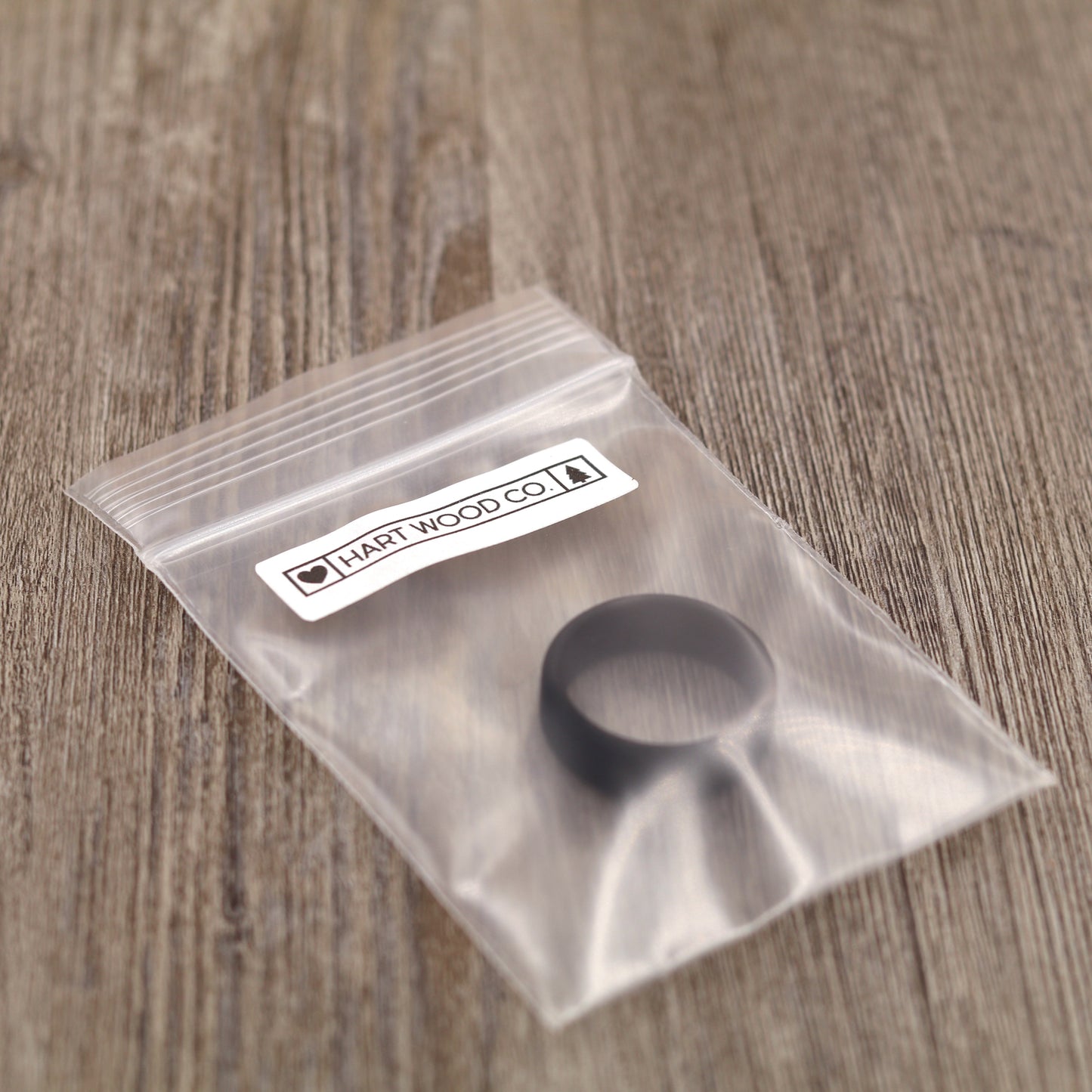 5.7MM Tree Bark Textured Silicone Ring - PLAIN/NON-PERSONALIZED