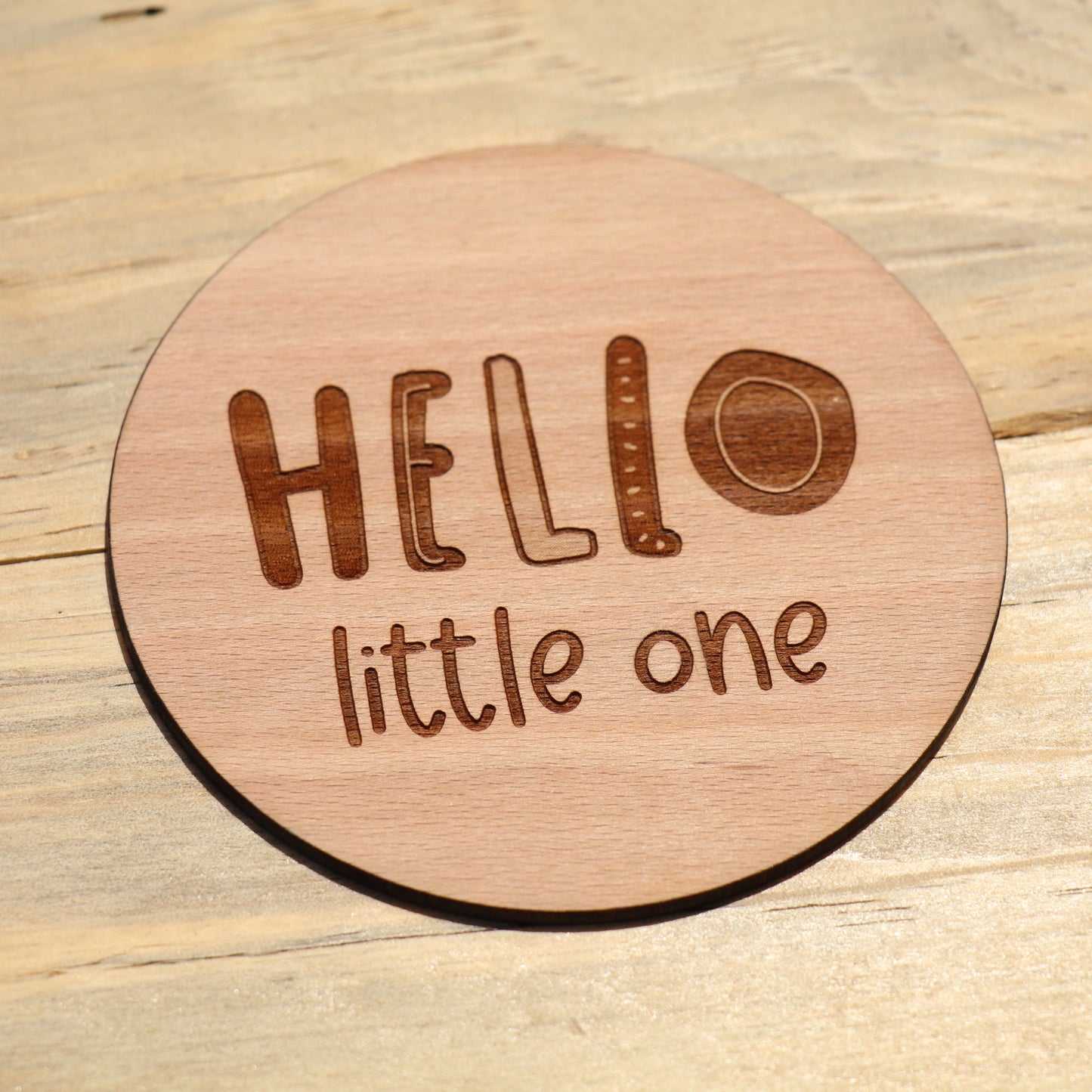 Cute Animals - Baby's Monthly Wood Milestone Markers