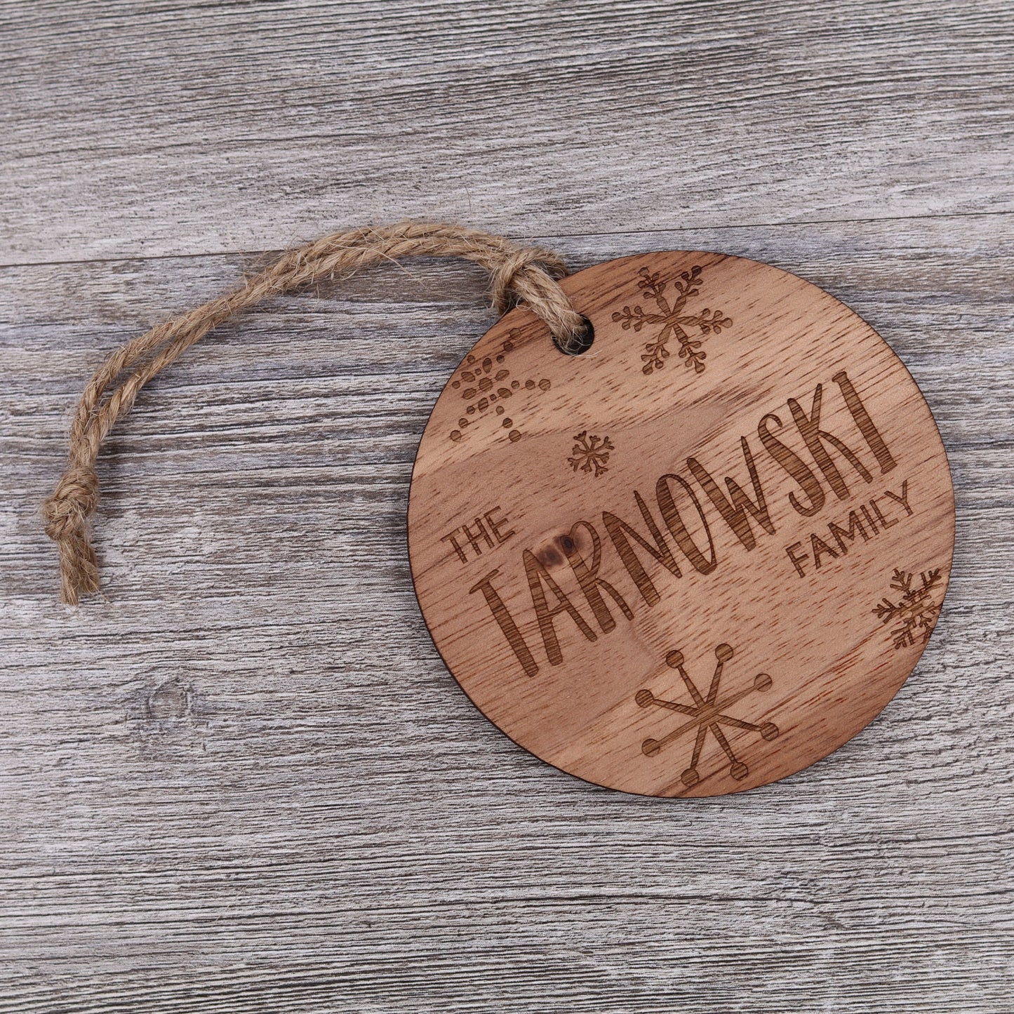 Family Snowflake Ornament