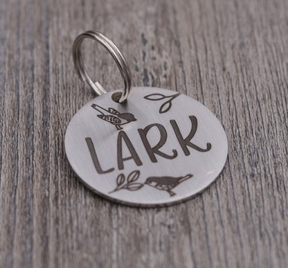 Birds Personalized Pet Tag