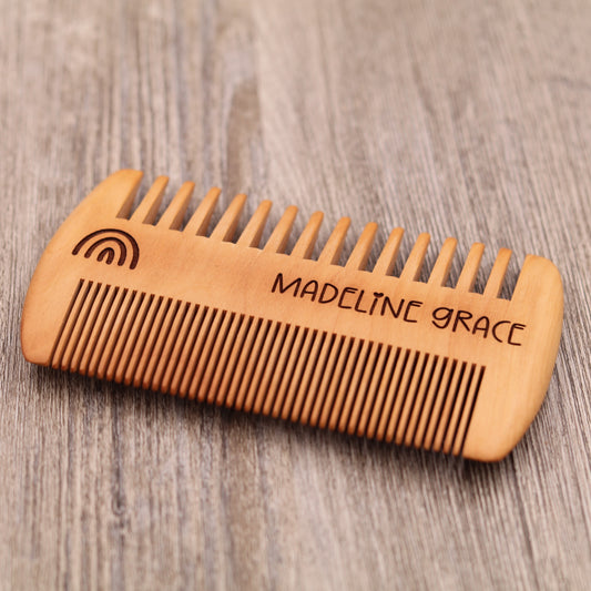 Wood Baby Combs - Personalized