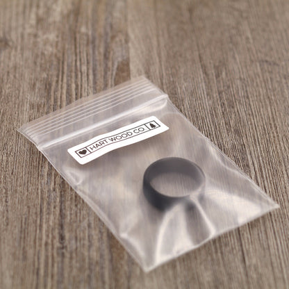 8.7MM Tree Bark Textured Silicone Ring - PLAIN/NON-PERSONALIZED