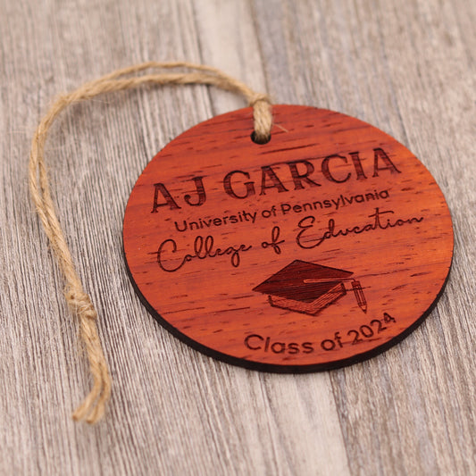 Class/College of Graduation Ornament (Design 2)