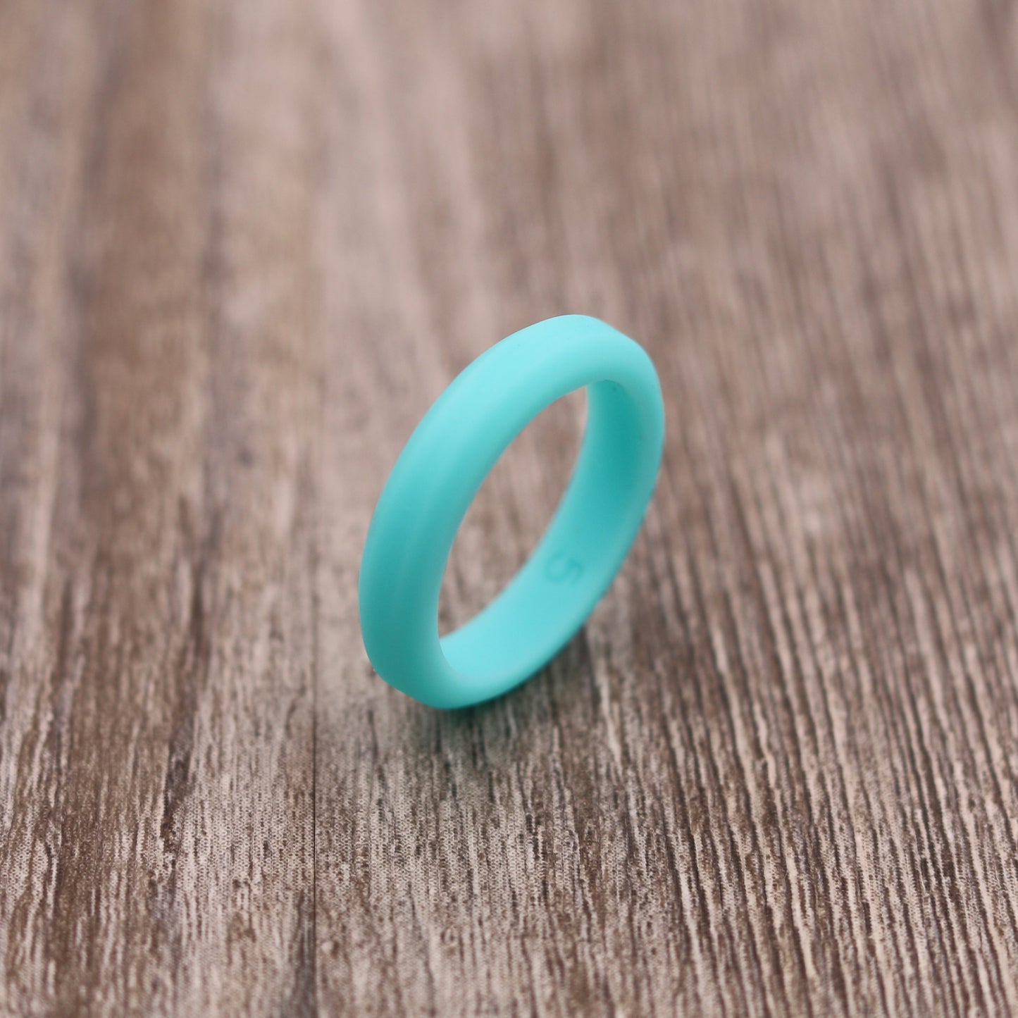 4MM Beveled Edge Silicone Ring - PLAIN/NON-PERSONALIZED