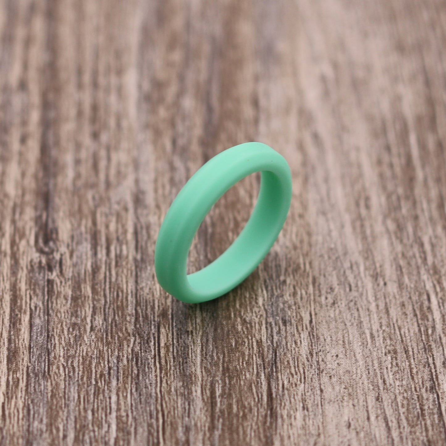 4MM Beveled Edge Silicone Ring - PLAIN/NON-PERSONALIZED