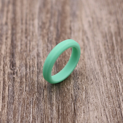 4MM Beveled Edge Silicone Ring - PERSONALIZED
