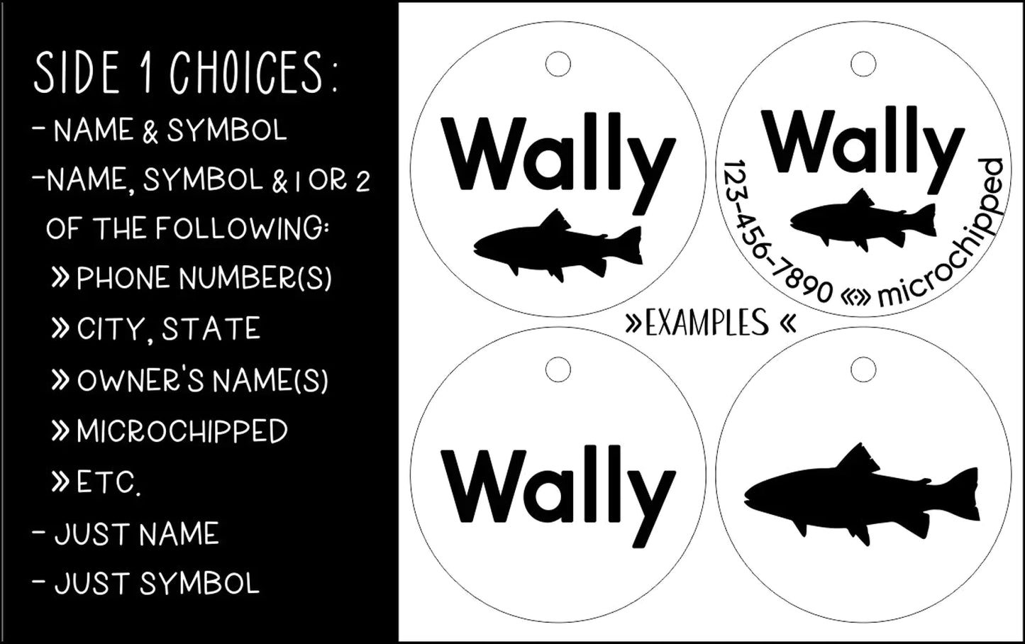 Moon & Stars Personalized Pet Tag