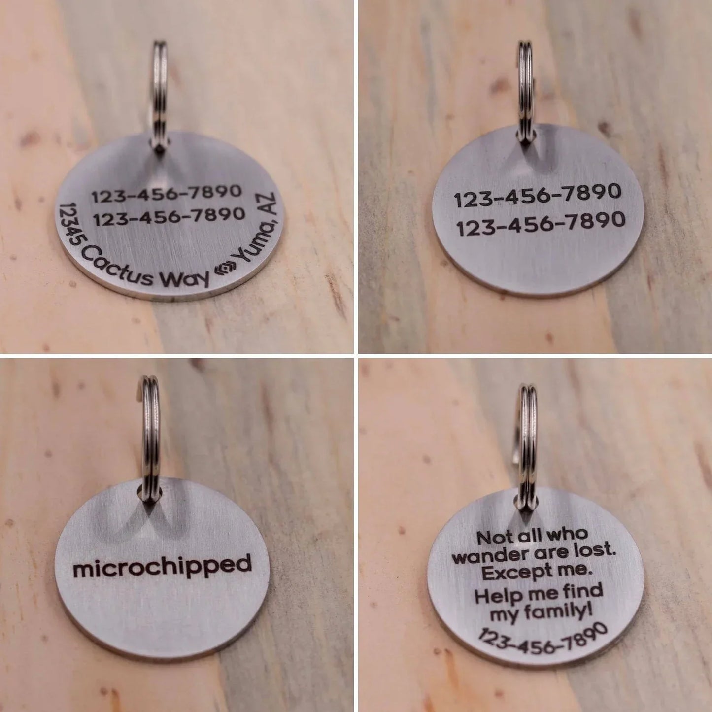 Moon & Stars Personalized Pet Tag