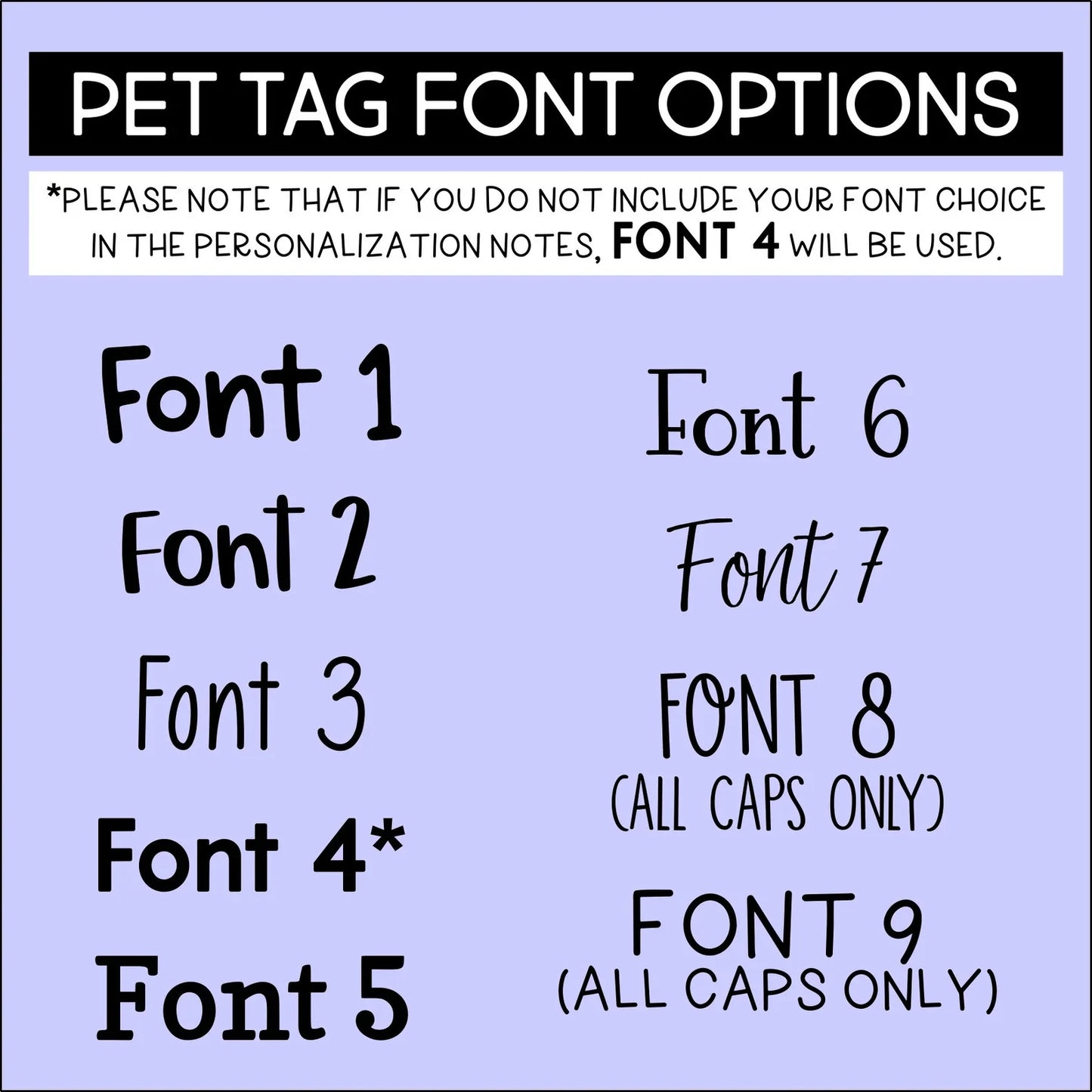 Name & Phone Number Personalized Pet Tag