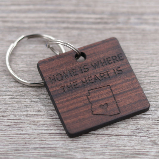 Home is Where the Heart Is Keychain