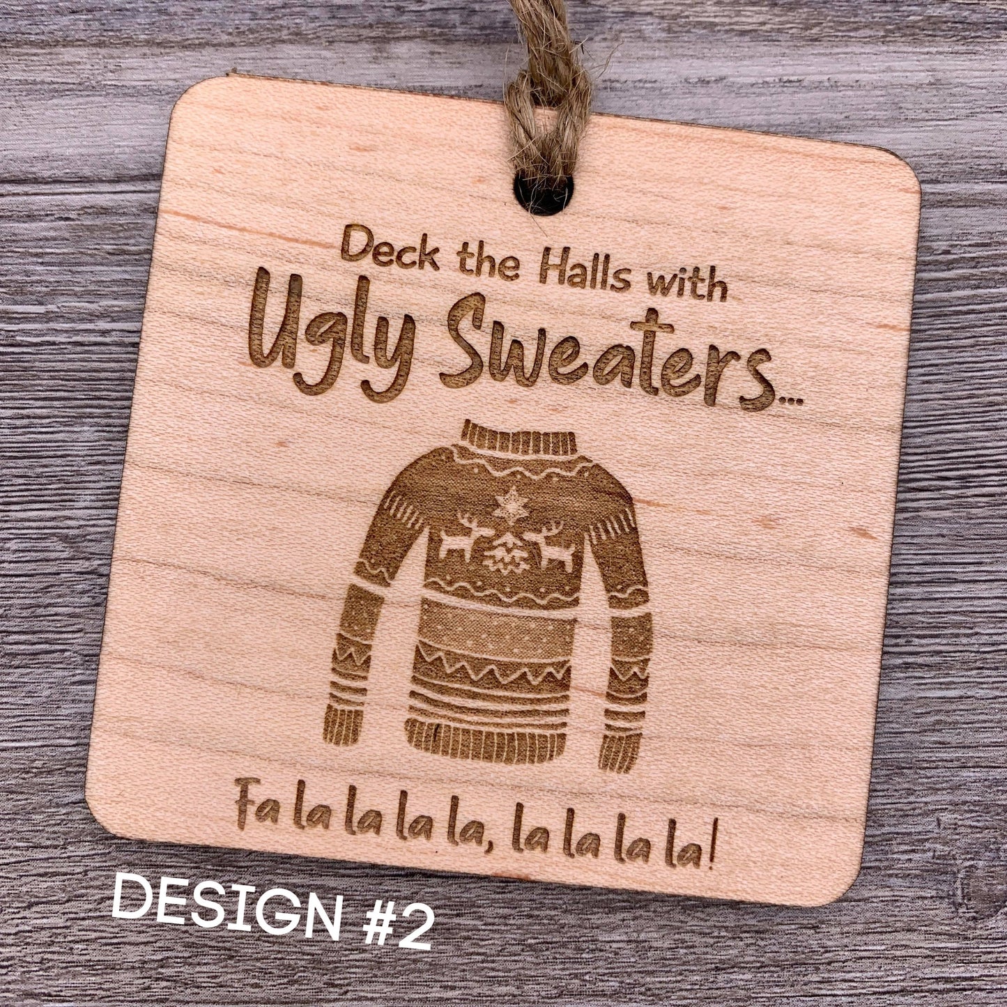 Ugly Sweater Ornaments