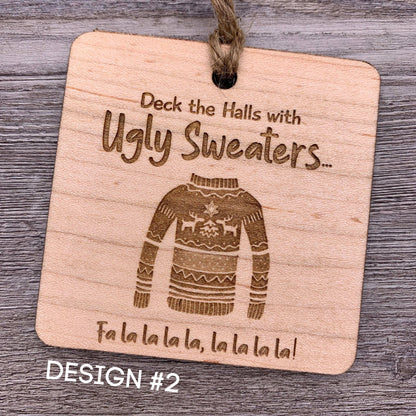 Ugly Sweater Ornaments