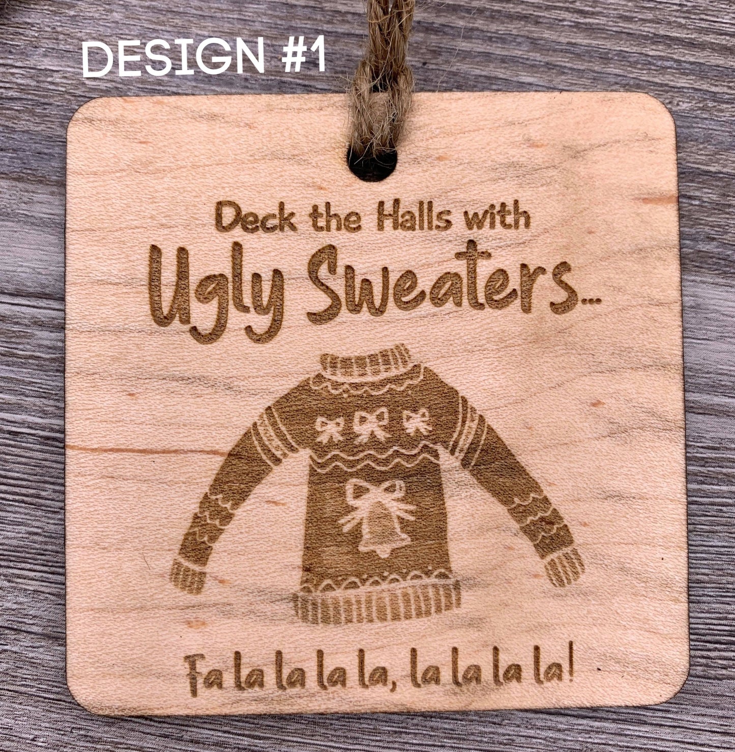 Ugly Sweater Ornaments
