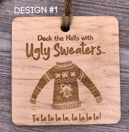 Ugly Sweater Ornaments