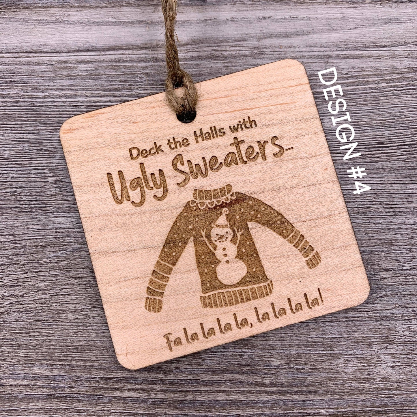 Ugly Sweater Ornaments