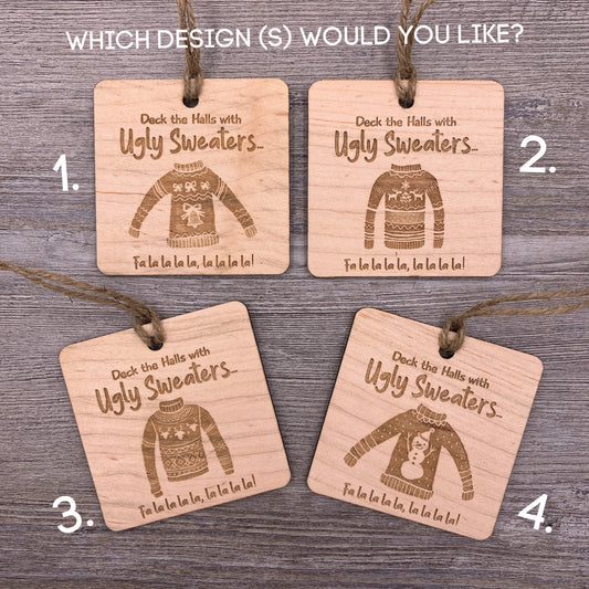 Ugly Sweater Ornaments