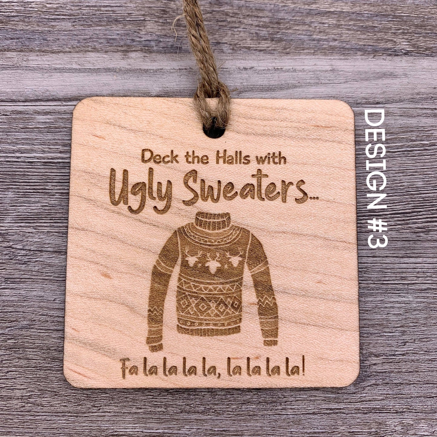 Ugly Sweater Ornaments