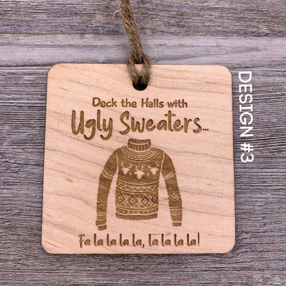 Ugly Sweater Ornaments