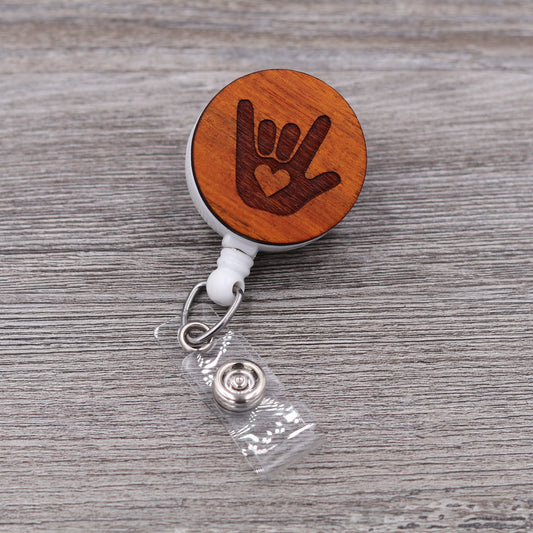 ASL (American Sign Language) I Love You Badge Reel