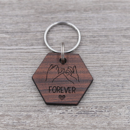 Pinky Promise FOREVER Keychain
