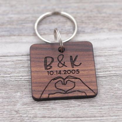 Heart Hands Keychain