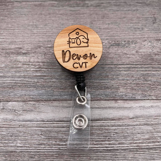 Veterinarian Animal House Badge Reel