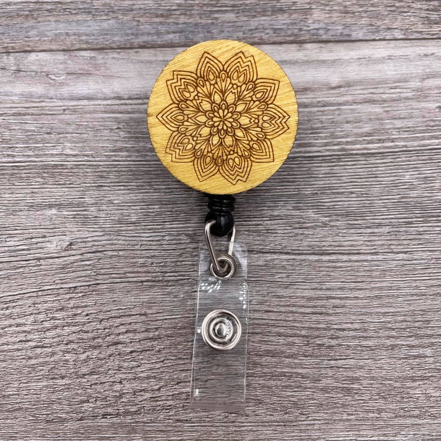 Floral Mandala Badge Reel