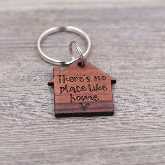 There's No Place Like Home, House-Shaped Keychain