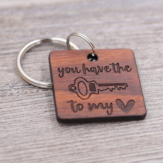 You Have the Key to My Heart Keychain