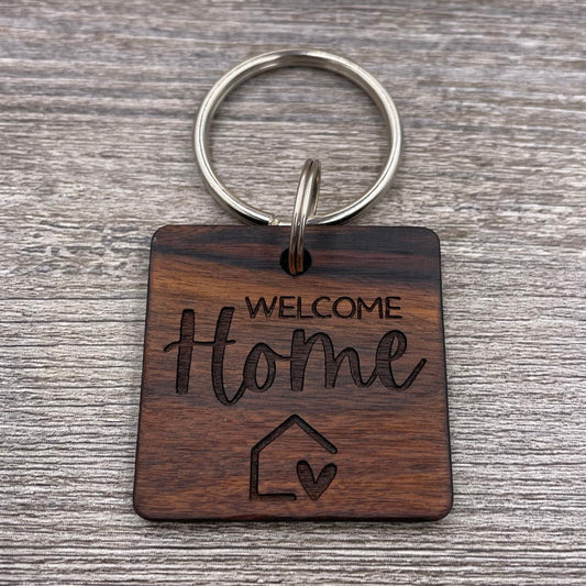 Welcome Home Keychain
