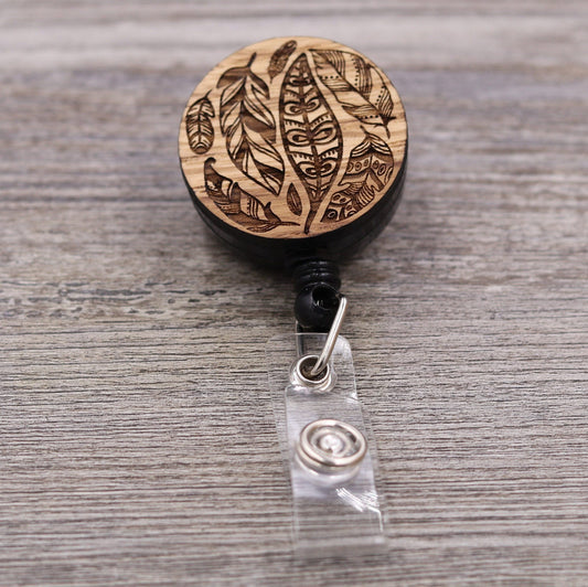 Feathers Badge Reel