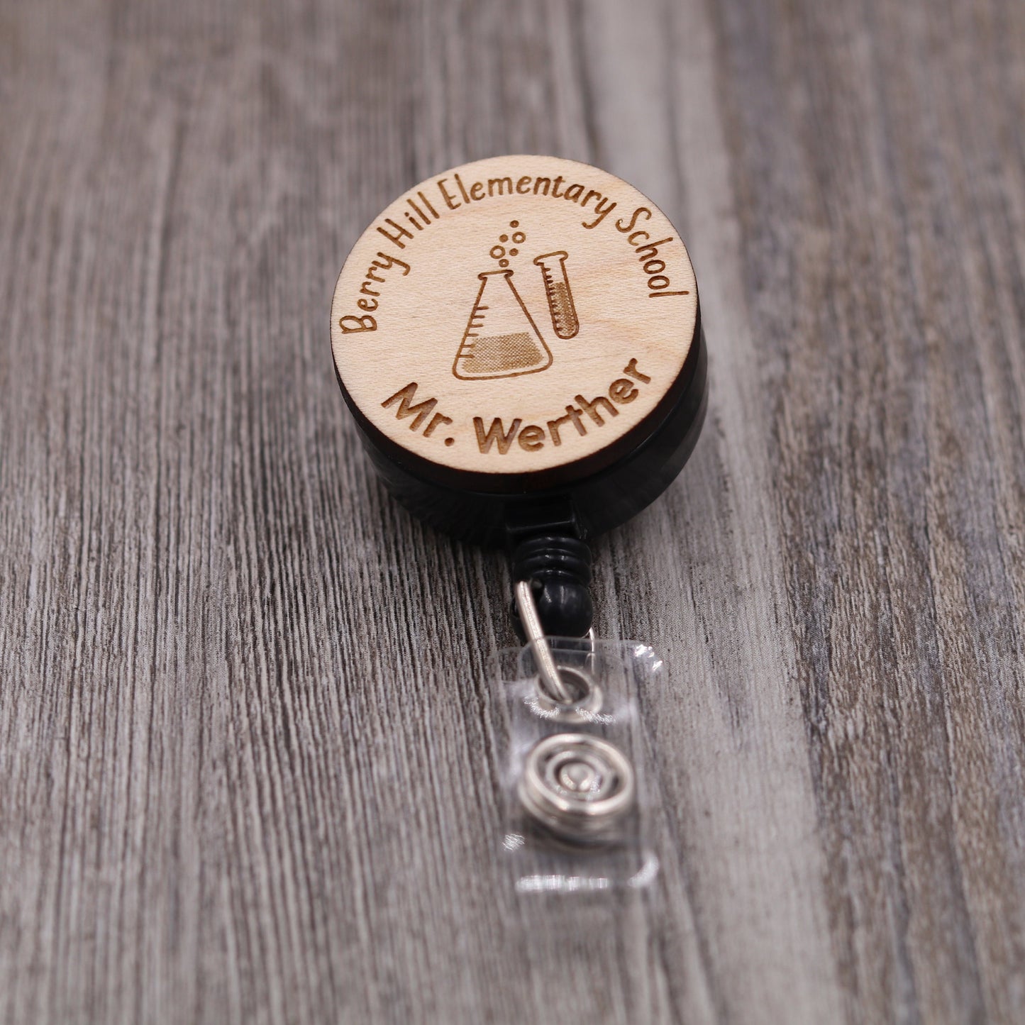 Science Badge Reel with Name