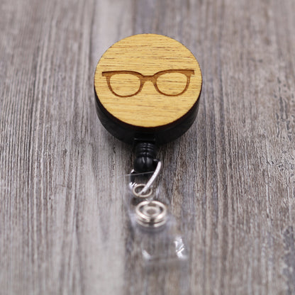 Glasses, Optician Badge Reel