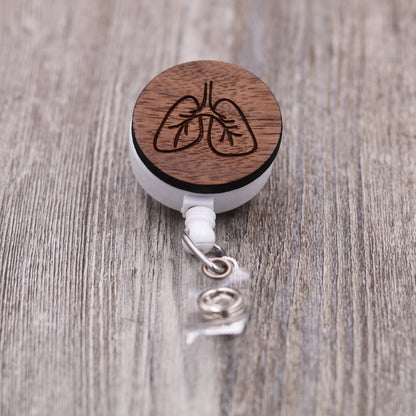 Lungs Badge Reel