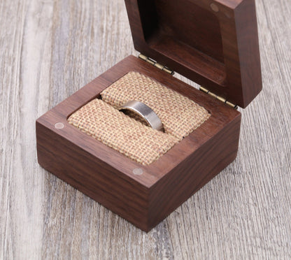 Arrows with Initials & Date/Symbol - Ring Box, Keepsake Box, Jewelry Box