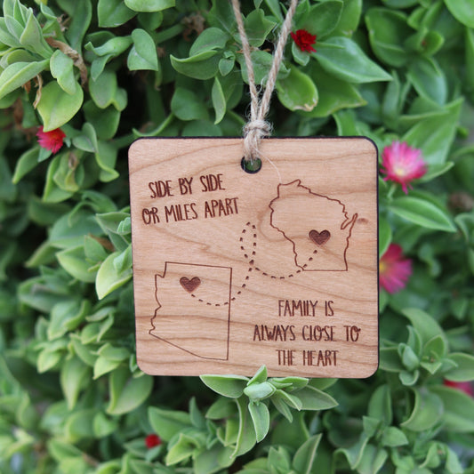 Long Distance Family Ornament