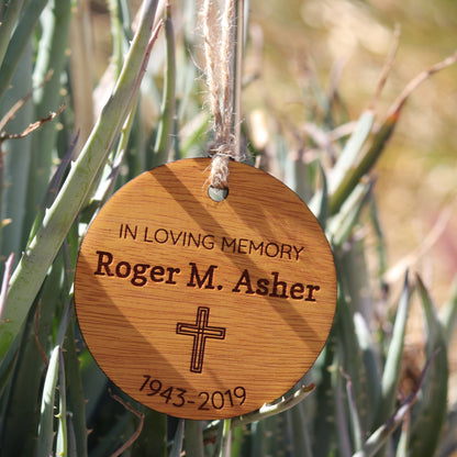 In Loving Memory Cross Ornament