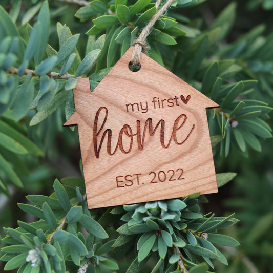 My First Home House-Shaped Ornament