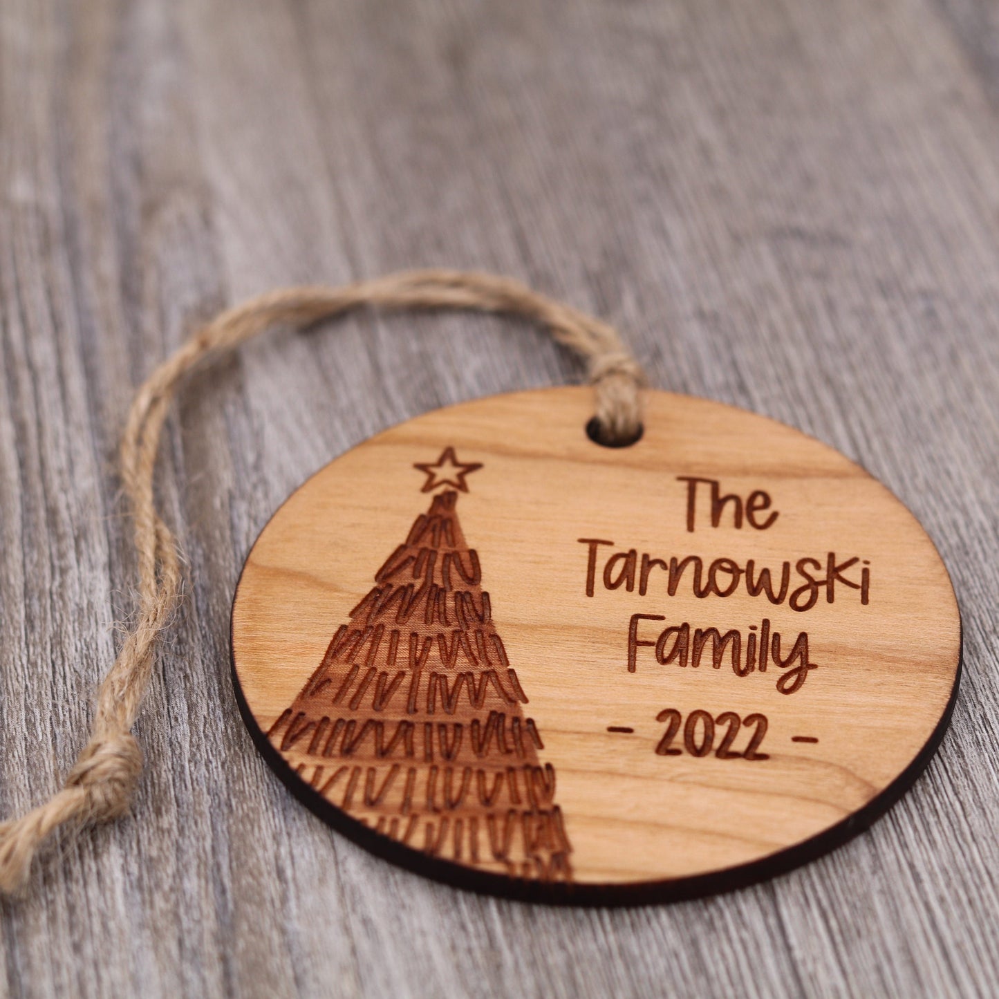 Family Christmas Tree Ornament