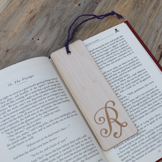Initial(s) - Wood Bookmark