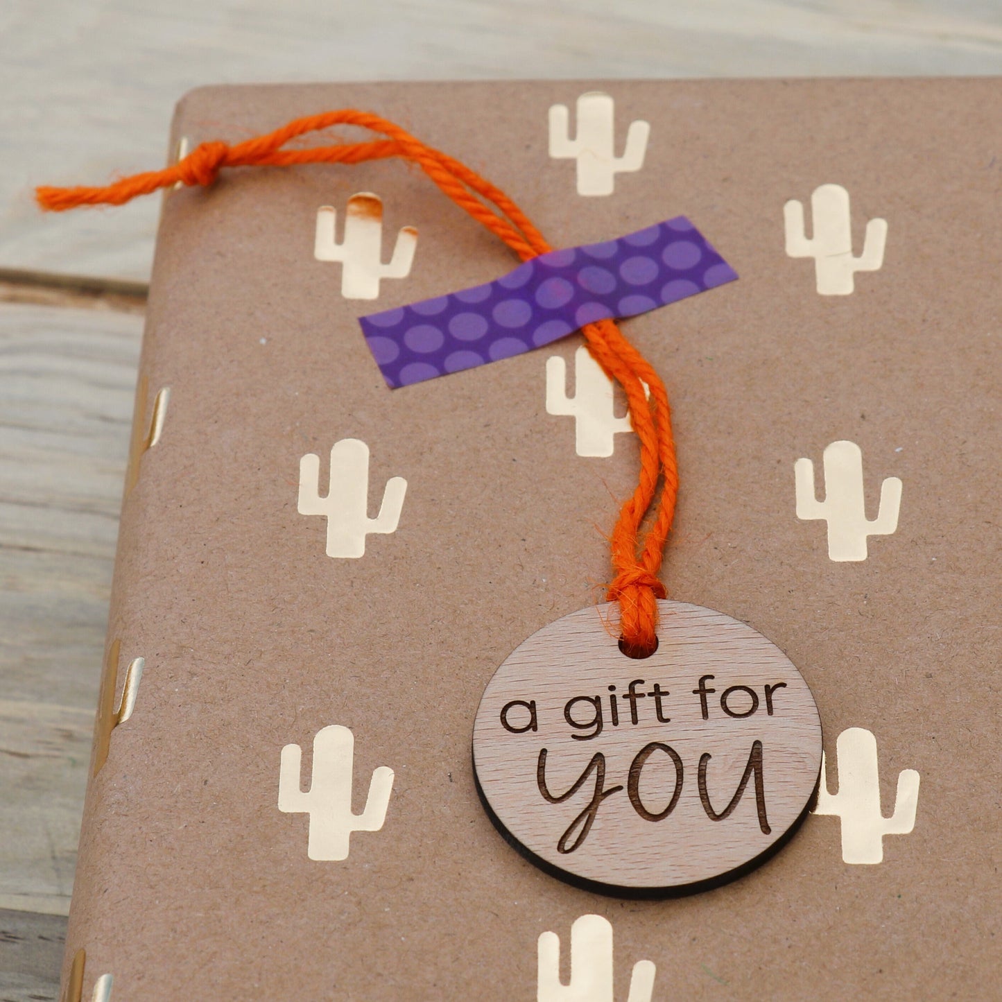 Circle Wood Gift Tags
