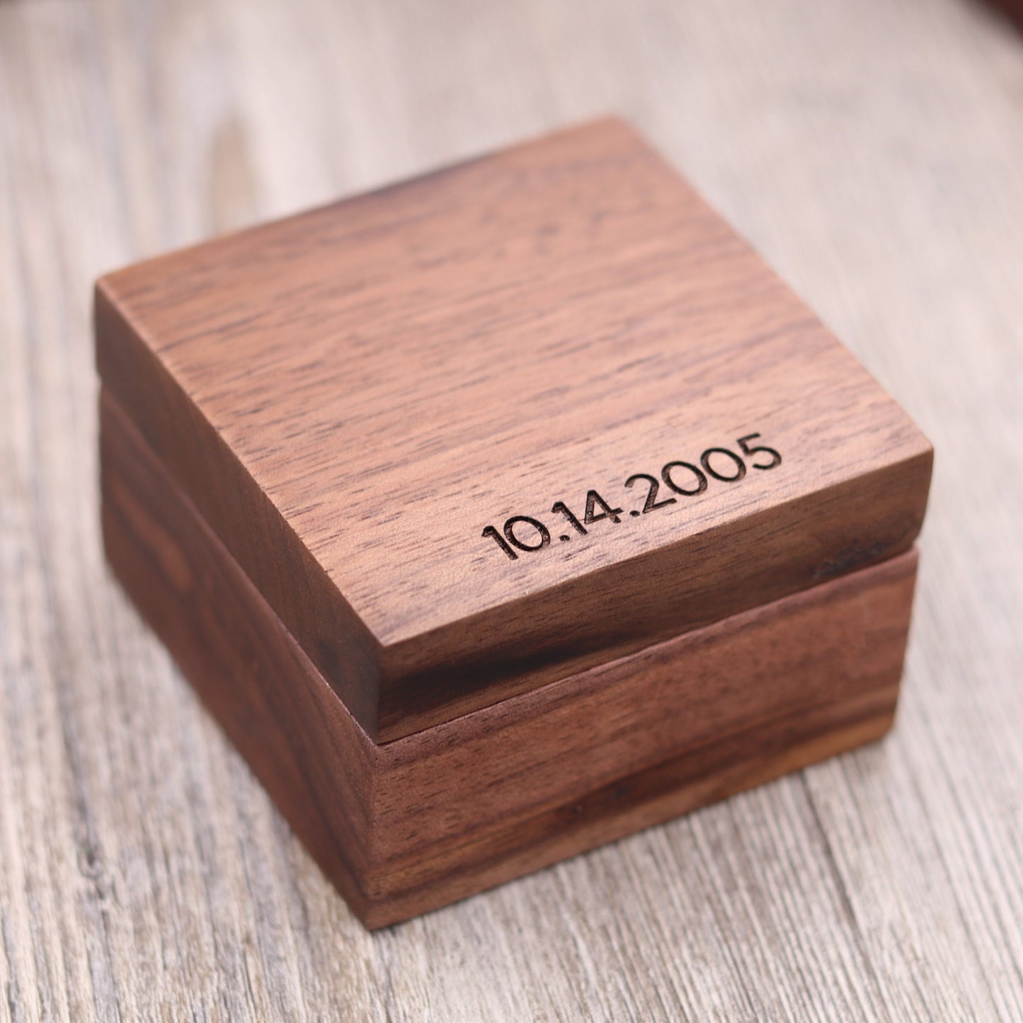 Special Date - Ring Box, Keepsake Box, Jewelry Box