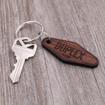 Label Your Keys, Retro Motel Keychain