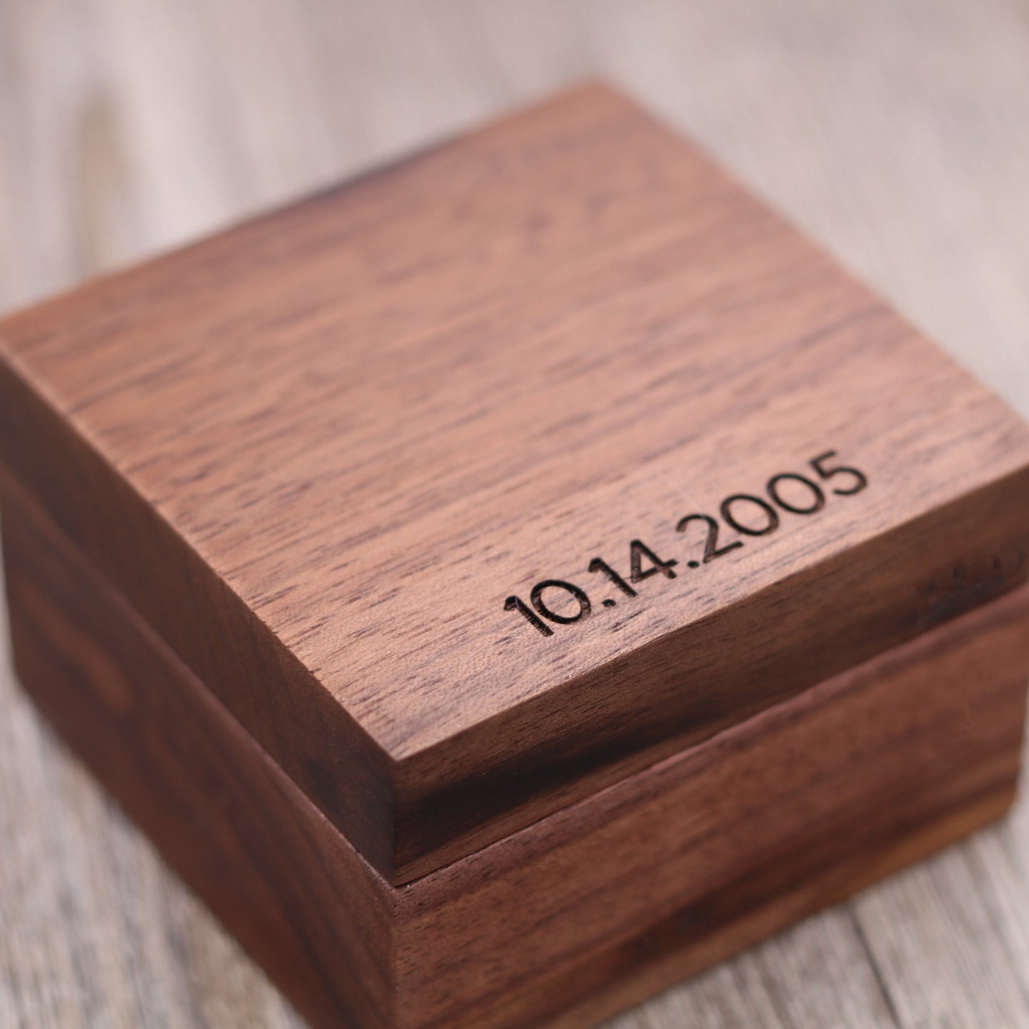 Special Date - Ring Box, Keepsake Box, Jewelry Box